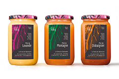 La ferme des butineuses - Etiquettes pour pots de miel