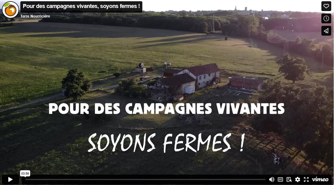 Pour des campagnes vivantes, soyons fermes !
