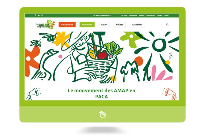 Site Les Amap de Provence