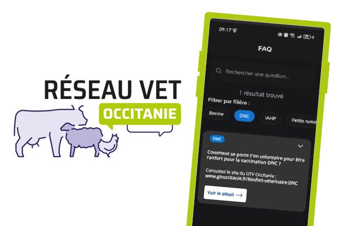 Appli GTV Réseau Vet