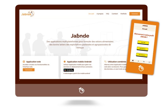 Site et appli Jabnde